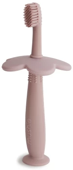 Mushie Οδοντόβουρτσα Σιλικόνης Λουλούδι Blush