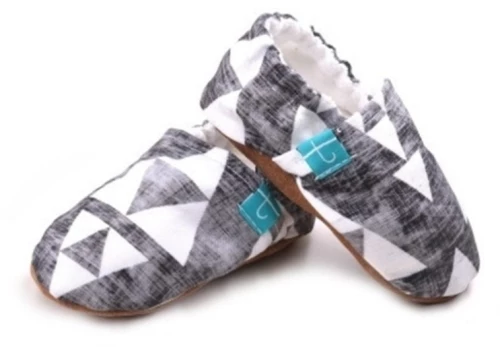 Titot Βρεφικό Παπούτσι Grey Triangles