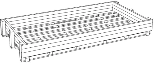 ΞΥΛΟΚΙΒΩΤΙΟ 120x240cm