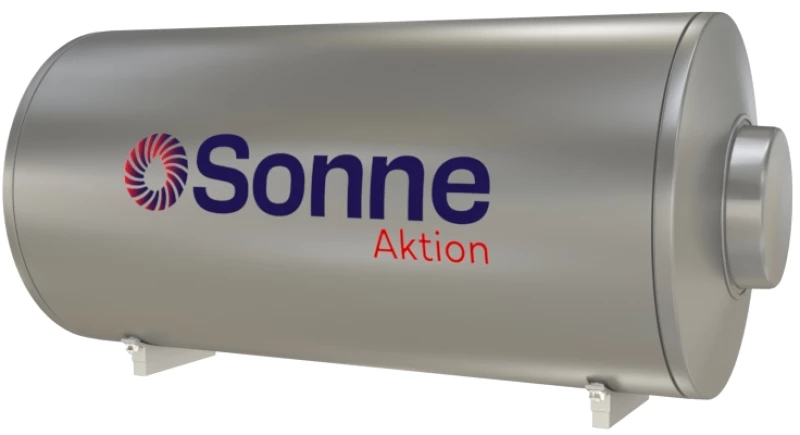 Sonne Action Boiler Ηλιακού 150lt Glass Διπλής Ενέργειας