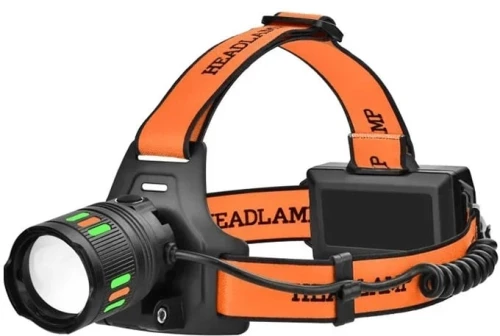 Επαναφορτιζόμενος Φακός Κεφαλής LED Zoom X-Balog με δυο Μπαταρίες 8800mAh TG RL-BL-T203