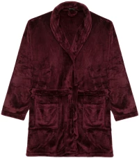 Ανδρικές Fleece Ρόμπες Minerva Μπορντό 71308-703