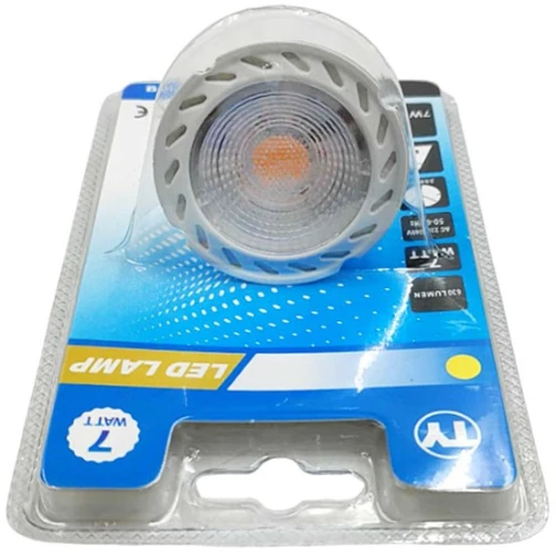 ΛΑΜΠΑ LED 7W ΘΕΡΜΟ ΦΩΣ GU5.3-7W-1