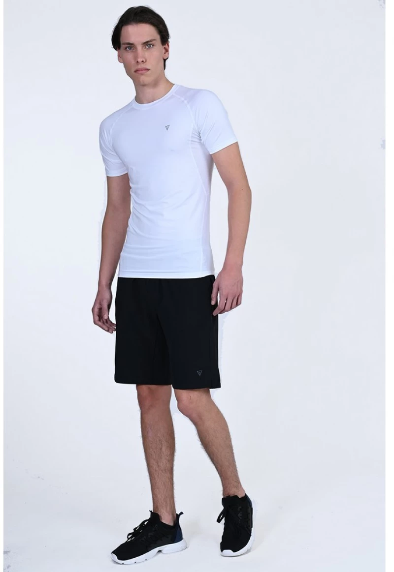 Magnetic North MEN'S COMPRESSION S/S T-SHIRT 50027-White MAGNETIC NORTH Λευκό