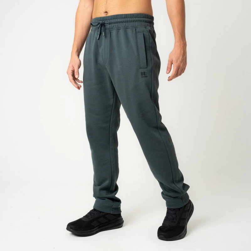 BE:NATION LOGO OPEN HEM PANT 02302312-4F BENATION ΠΡΑΣΙΝΟ