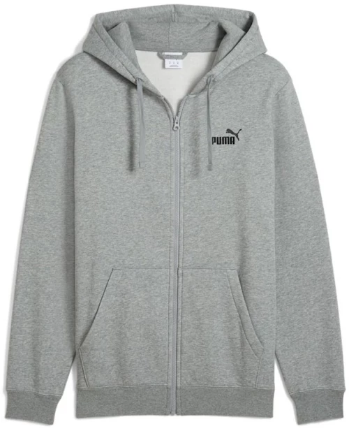 Puma ESS Small No. 1 Logo Full-Zip Hoodie FL 682586-03 PUMA Γκρι