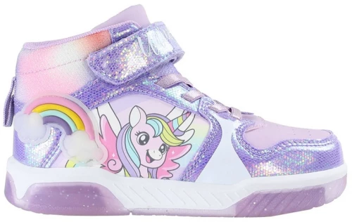 Disney Unicorn Mid cut shoe with Lights TPR outsole S8010172S S8010172S-0032 TOP TRENDS DISNEY ΜΩΒ