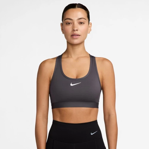 Nike Swoosh Medium Support DX6821 DX6821-036 NIKE Γκρι