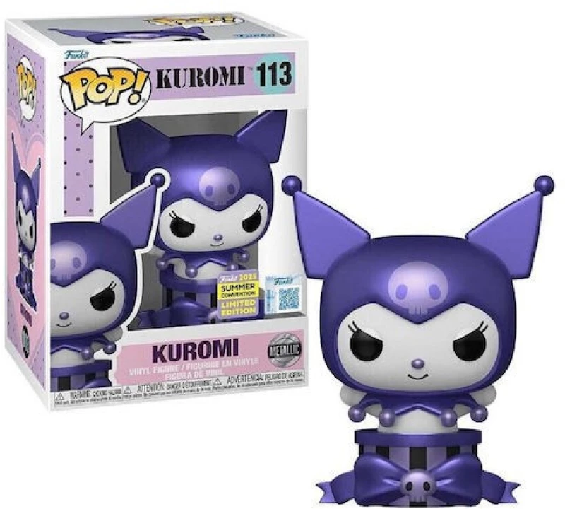 Funko Pop! Sanrio: Hello Kitty - Kuromi Gift Metallic (Convnention Special Edition) 113 Vinyl Figure