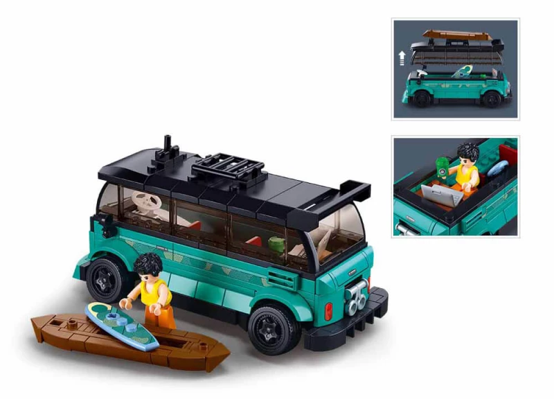 Sluban Τουβλάκια Surf Car 276τμχ