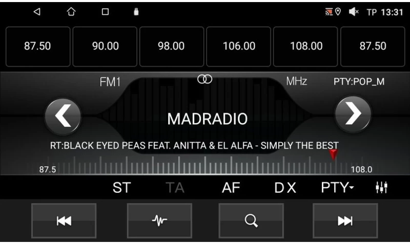 DIGITAL IQ RSA 1154_GPS (9inc) MULTIMEDIA TABLET OEM FORD FIESTA mod. 2010-2018