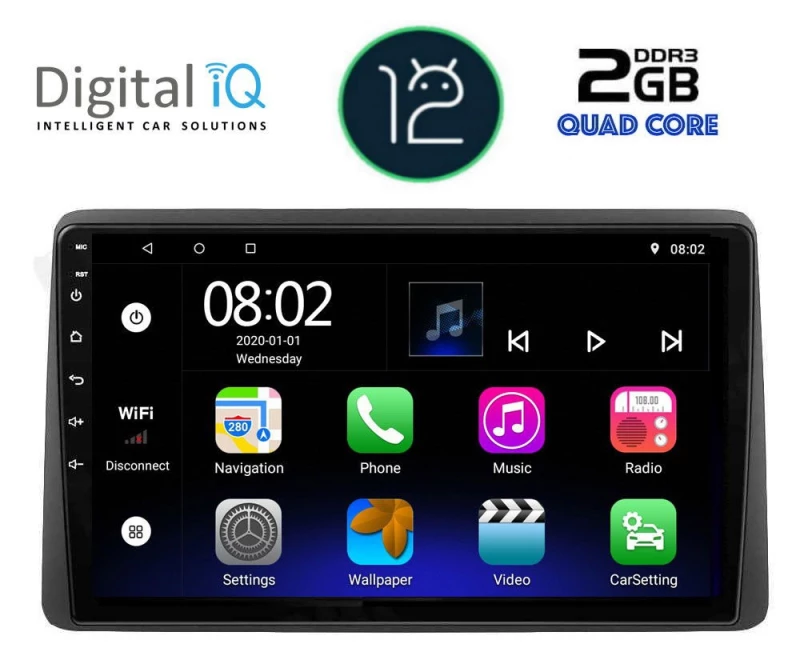 DIGITAL IQ RTB 2450_GPS (10inc) MULTIMEDIA TABLET OEM NISSAN NAVARA D22 mod. 1998-2004