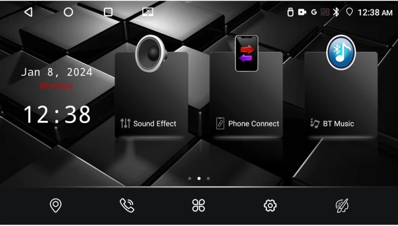 Nakamichi Nam5260 Series 4core Android13 4+64gb Ford Transit 2014-> Navigation Multimedia Tablet 9" με Carplay & Android Auto u-n44-Fd1554