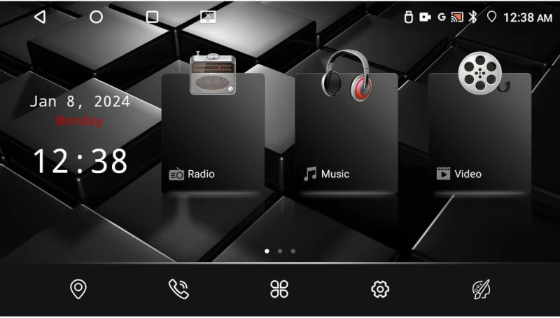 Nakamichi Nam5260 Series 4core Android13 4+64gb Ford Transit 2014-> Navigation Multimedia Tablet 9" με Carplay & Android Auto u-n44-Fd1554