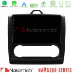 Nakamichi Nam5260 Series 4core Android13 4+64gb Ford Focus Auto ac Navigation Multimedia Tablet 9" με Carplay & Android Auto u-n44-Fd0041ab