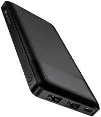 LAMTECH POWERBANK 10000MAH DUAL USB BLACK