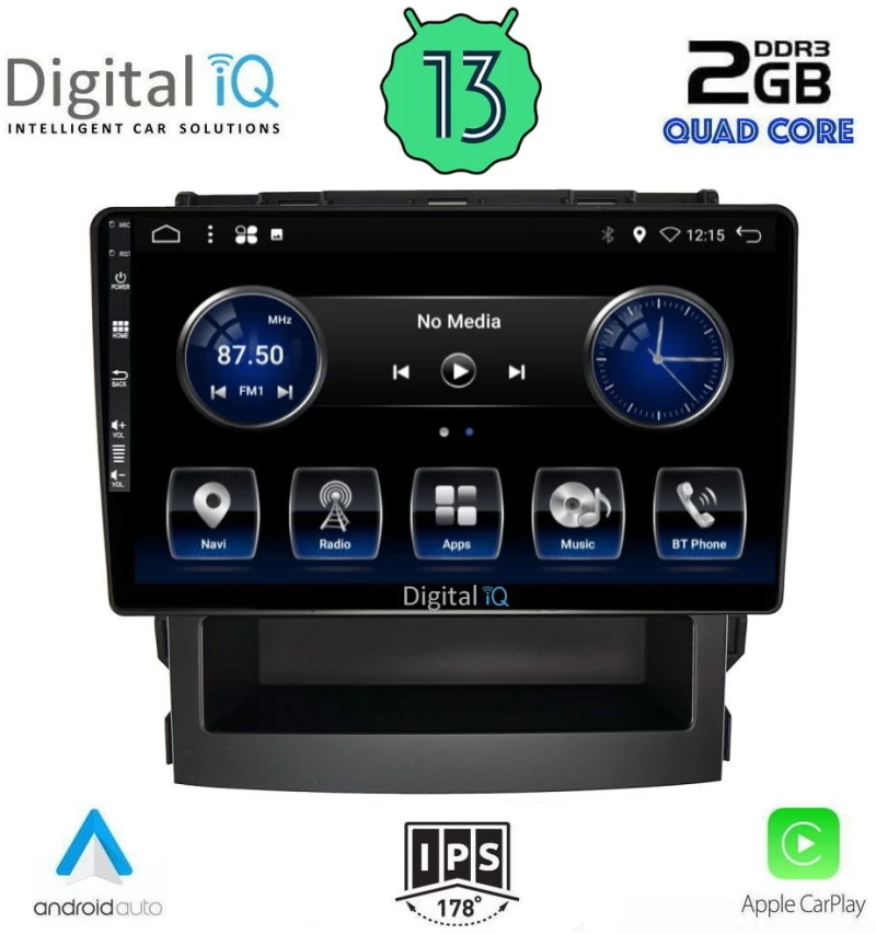 DIGITAL IQ BXH 3664_CPA (9inc) MULTIMEDIA TABLET for SUBARU FORESTER – IMPREZA mod. 2019>