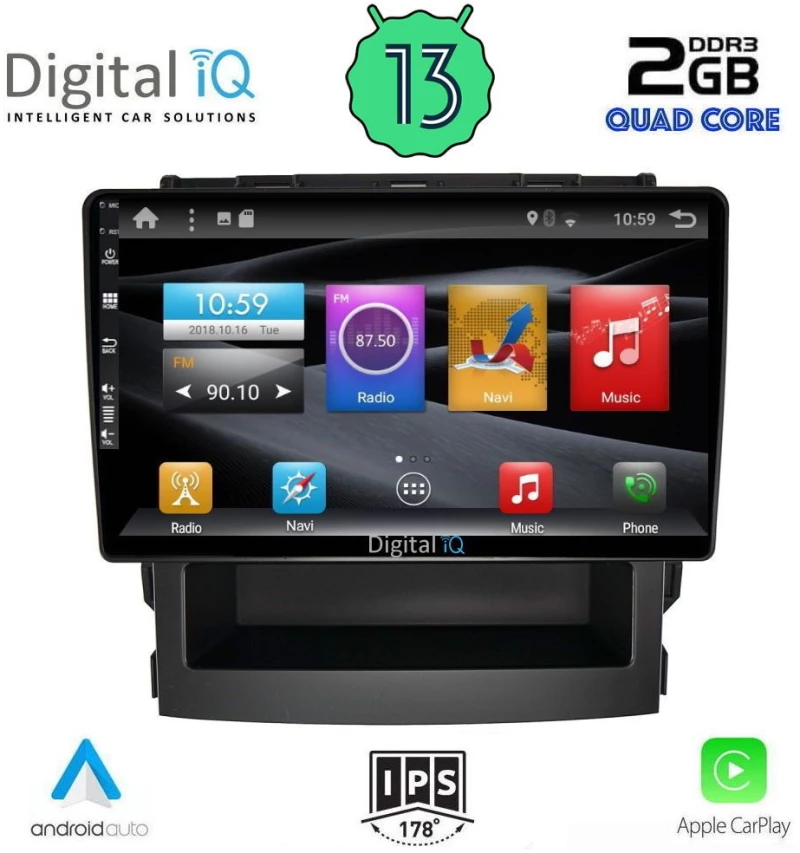 DIGITAL IQ BXH 3664_CPA (9inc) MULTIMEDIA TABLET for SUBARU FORESTER – IMPREZA mod. 2019>