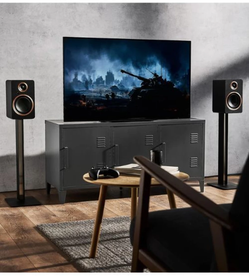 Argon Audio FENRIS ACTIVE 5 Black Αυτοενισχυόμενα Ηχεία Βιβλιοθήκης 5,25” (Ζεύγος)