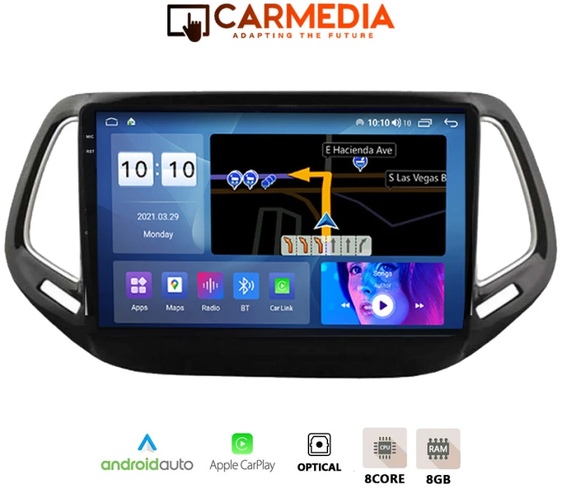 CARMEDIA CM81036-13 PLUS TABLET 10.36'' OEM JEEP COMPASS 2016+