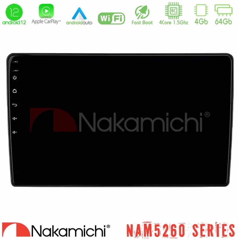 Nakamichi Nam5260 Series 4core Android13 4+64gb Mercedes A/b/vito/sprinter Class Navigation Multimedia Tablet 9" με Carplay & Android Auto u-n44-Mb0759