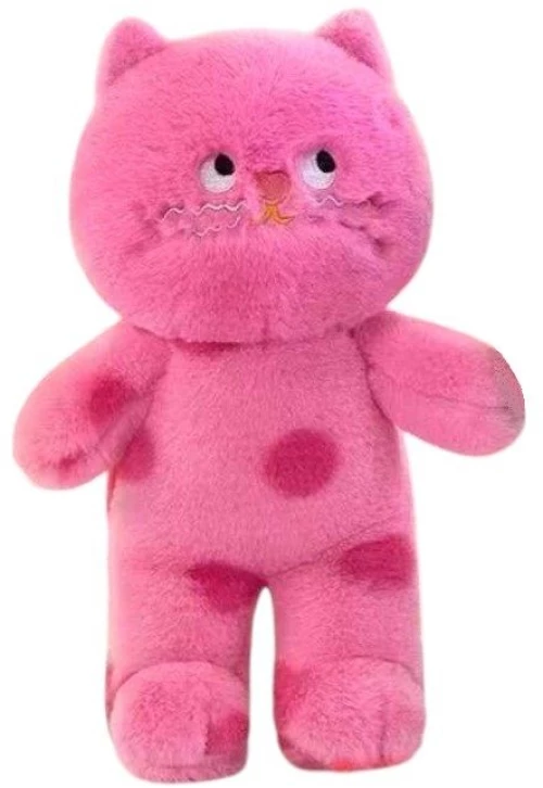 Λούτρινο Κουκλάκι Γατάκι 31cm  Pink