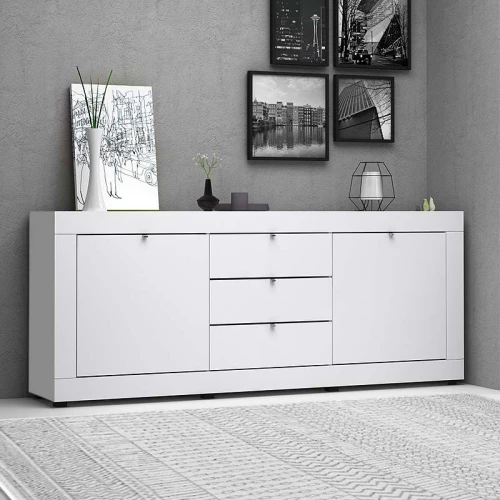 235800 ΜΠΟΥΦΕΣ OCEAN MEGAPAP ΧΡΩΜΑ ΛΕΥΚΟ 210X45X86ΕΚ.