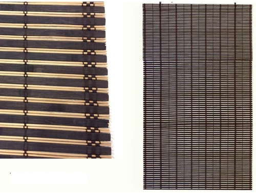 498558 ΚΟΥΡΤΙΝΑ ΜΠΑΜΠΟΥ ΚΑΦΕ/ΞΥΛΟ 120X250CM