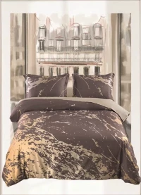 ΣΕΤ ΣΕΝΤ Υ/Δ ΧΛ SPLASH 2*240Χ260CM 2*50X70CM 100% COTTOSATIN 230TC - -