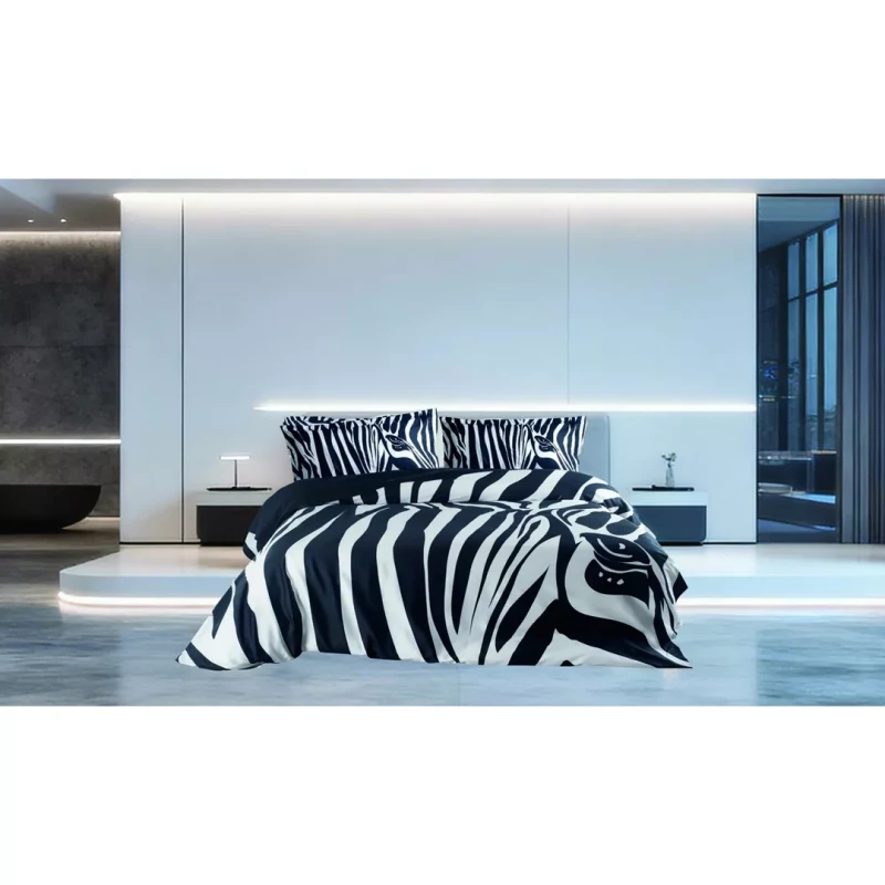 ΣΕΤ ΣΕΝΤ Υ/Δ ΧΛ  ZEBRA  2*240Χ270CM 2*50X70CM 100% COTTOSATIN 210TC - -