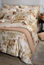 Σετ Σεντόνια Down Town S-885 English Flower Beige - King 280x290