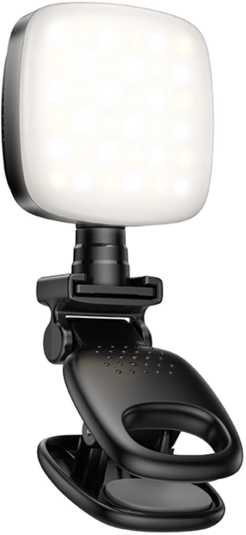 Φως LED Hoco K28 Beauty Mini 200mAh με 9 Επιλογές Φωτισμού απο Θερμό έως Ψυχρό Φώς και Μανταλάκι Στερέωσης
