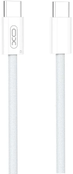XO NB-Q260C, ΚΑΛΩΔΙΟ ΦΟΡΤΙΣΗΣ, TYPE-C ΣΕ TYPE-C, 60W, 3M, ΛΕΥΚΟ