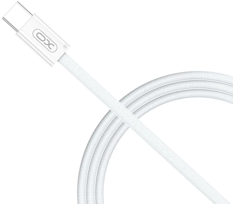 XO NB-Q260C, ΚΑΛΩΔΙΟ ΦΟΡΤΙΣΗΣ, TYPE-C ΣΕ TYPE-C, 60W, 3M, ΛΕΥΚΟ