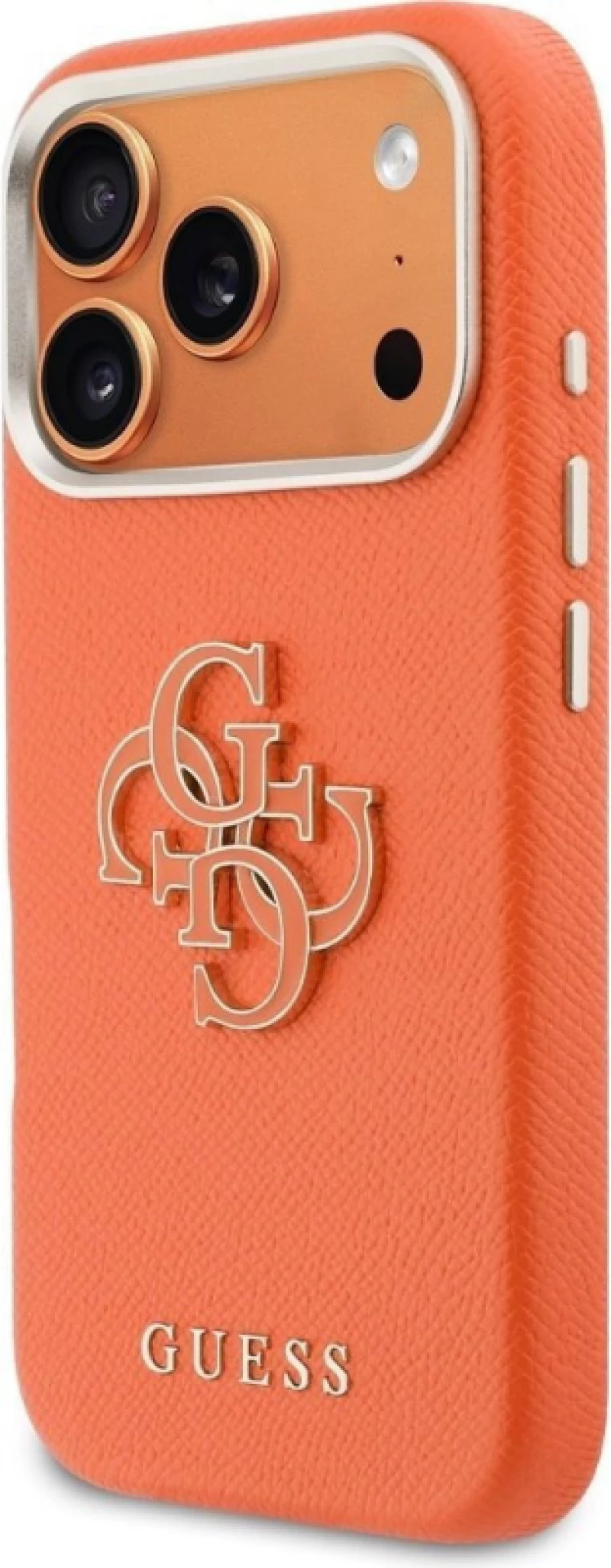 Guess Fw Resin Logo Back Cover Θήκη για Apple iPhone 17 Pro Max - Orange