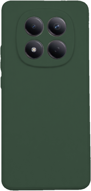 Θήκη σιλικόνης TPU Ultra Slim 0.3mm Soft Mat για Xiaomi Redmi Note 15 - Σκούρο Πράσινο