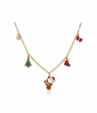 Ατσάλινο Κολιέ Christmas Charms