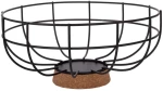 Φρουτιέρα 93104 Φ30x14cm Black Μέταλλο,Φελλός