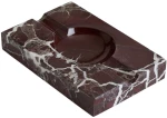 Σταχτοδοχείο Rosso Levanto Marble 371CTF1503 18x12x3cm Burgundy Μάρμαρο