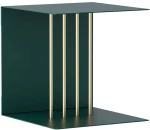 Ράφι Τοίχου Teaser 5006 30x30x30cm Green-Brass Umage