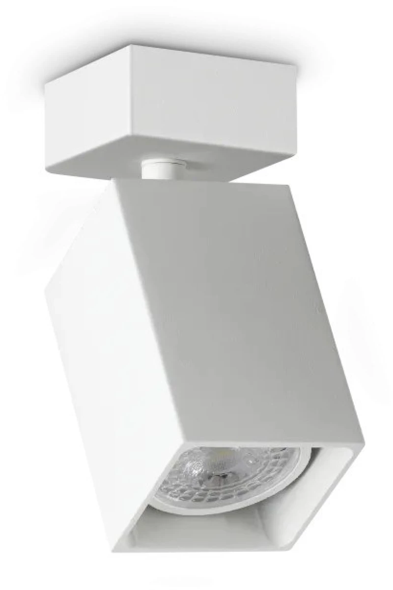 Φωτιστικό Οροφής - Spot Dynamite Square 371160 GU10 5,7x14,1cm White Ideal Lux