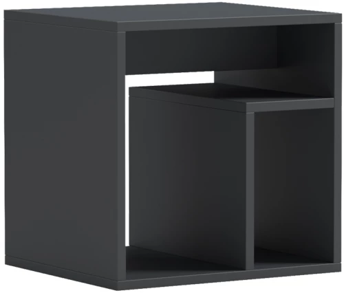 Βοηθητικό τραπέζι Doublo  ανθρακί 40x35x40εκ