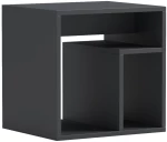 Βοηθητικό τραπέζι Doublo  ανθρακί 40x35x40εκ