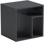 Βοηθητικό τραπέζι Doublo  ανθρακί 40x35x40εκ
