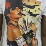 T-Shirt Men's Bigbong Lady In War Beige Μπεζ