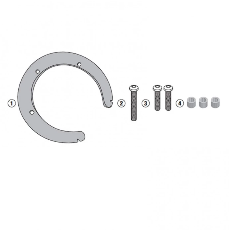 Givi Βάση Tanklock Tankled Kawasaki Z 750 03-06 BF52