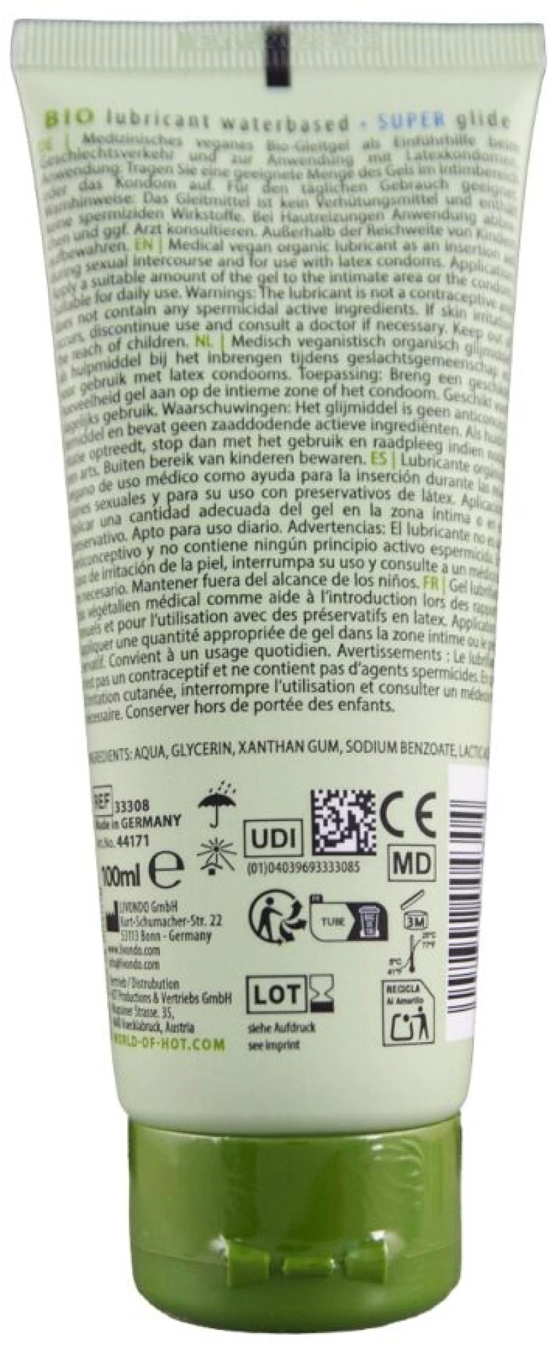 HOT - BIO LUBRICANT WATERBASED SUPERGLIDE 100 ML