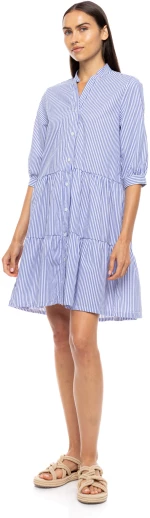 Γυναικείο Φόρεμα Pink Label -  MARINA STRIPE - 3/4 Μανίκι - Σεμιζιέ - Cotton