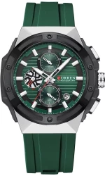 Curren C8426 Green Ρολόι με Πράσινο Καντράν και Λουράκι