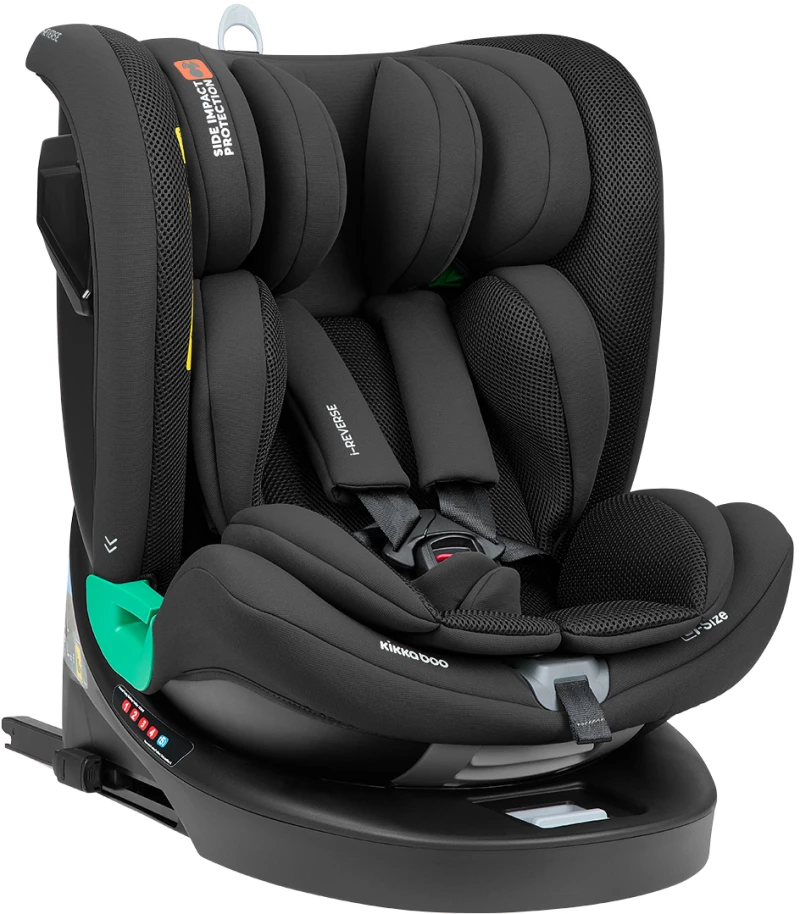 Kikka Boo Κάθισμα Αυτοκινήτου 40-150cm i-Reverse i-SIZE Black 31002100100
